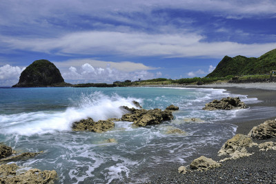汕头岩兰屿风景区拍摄
