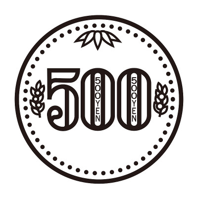 像日本的500日元黄金球