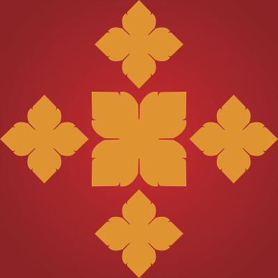 线条泰国艺术插图