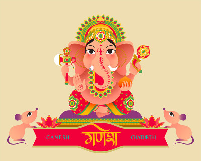 lovely Hindu god Ganesha