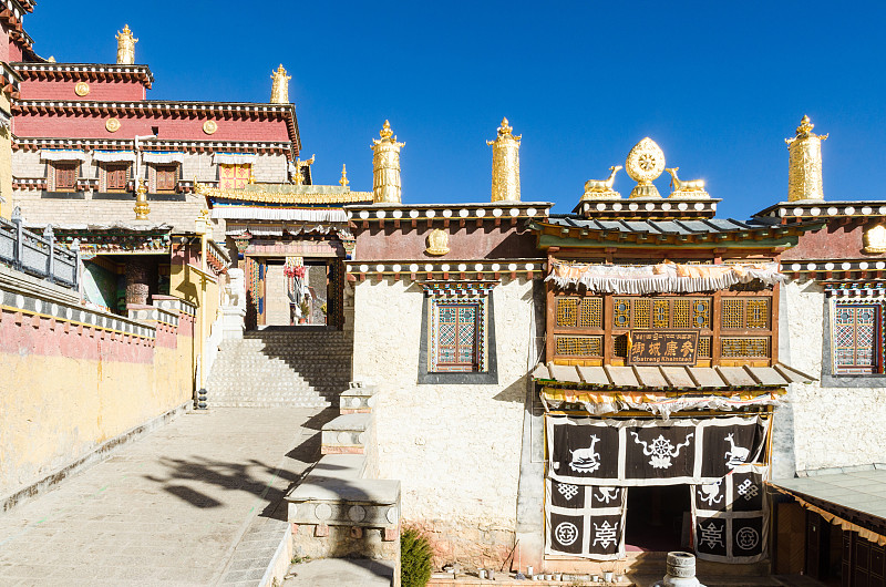 甘丹寺或松赞林寺，香格里拉，中国