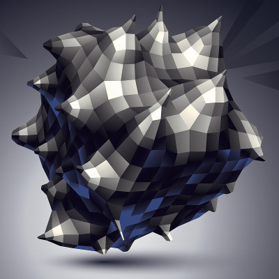 三维矢量抽象技术插图，几何