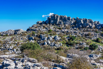 El Torcal de Antequera, Andalusia, Spain，在Antequer