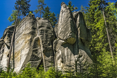 Adrspach-Teplice Rocks，捷克共和国