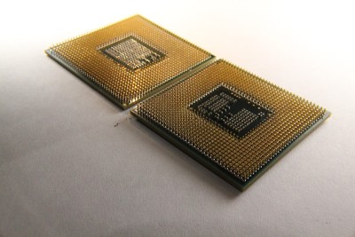 处理器cpu近距离为电脑pc和笔记本宏cpu拍照