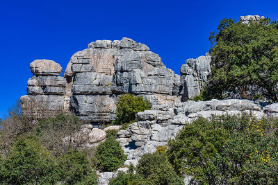 El Torcal de Antequera, Andalusia, Spain，在Antequer