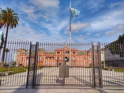 Casa Rosada（粉红色的房子），五月广场，布宜诺斯艾利斯，阿根廷
