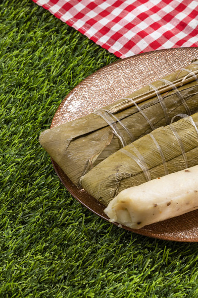 椰味白玉米面包-以玉米面团为原料的土产食品