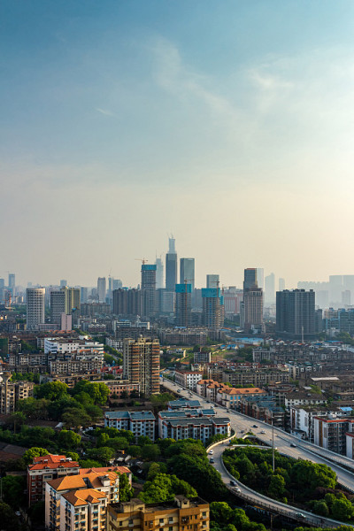 长沙的城市景观，中国