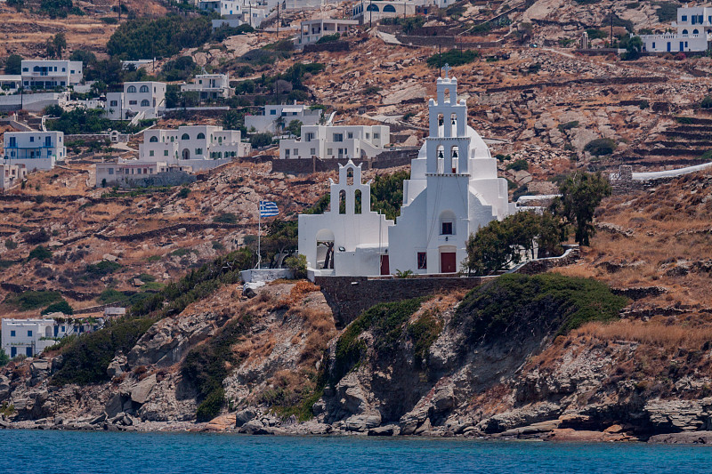 Agia Irini Church Ios Cyclades Islands希腊