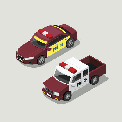 等距警车集合