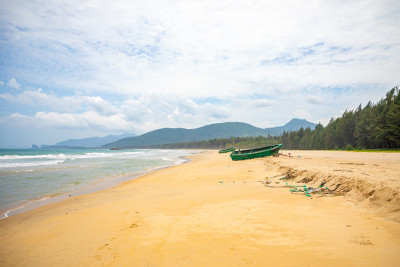 美丽的风景石梅湾海滩，海南，中国