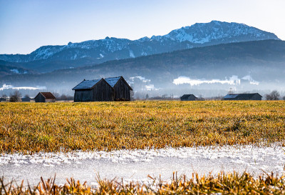 附近的景观benediktbeuern - Bavaria
