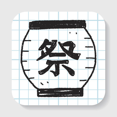 中国彩灯涂鸦