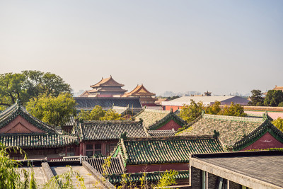 中国北京紫禁城的古代皇家宫殿