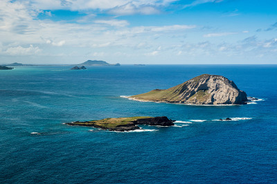 兔子岛和kahikaipu岛国家海鸟保护区，瓦胡岛，夏威夷