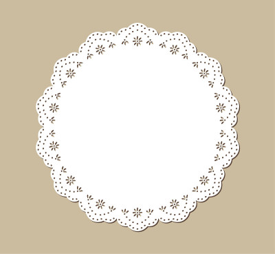 采购产品Vintage蕾丝Place Mat，装饰纸剪纸设计