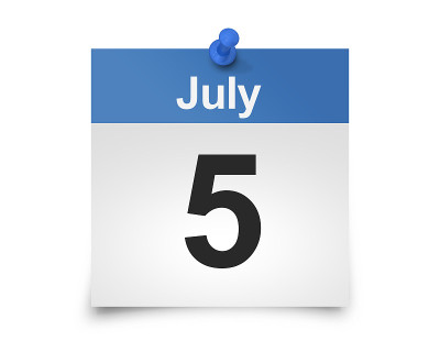 5月日历页