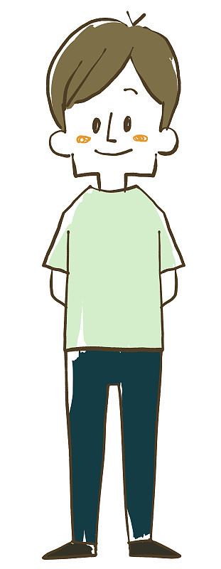 微笑的男人