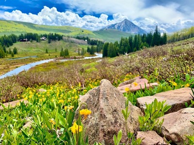 一个石英钟山