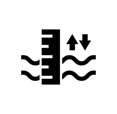 水平水图标