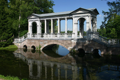 Tsarskoye Selo的Catherine公园