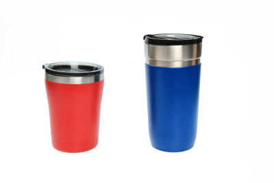 用于冷热储存的高矮杯，现代保温容器