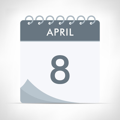 4月8日-日历图标