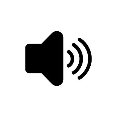 声音音量高矢量图标。孤立量高扁平表情符号，表情符号-向量