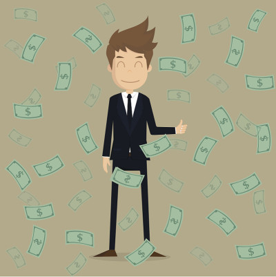商人用金钱