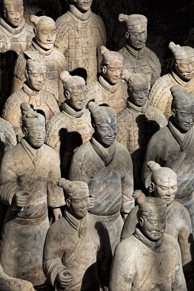 世界著名的兵马俑位于中国西安