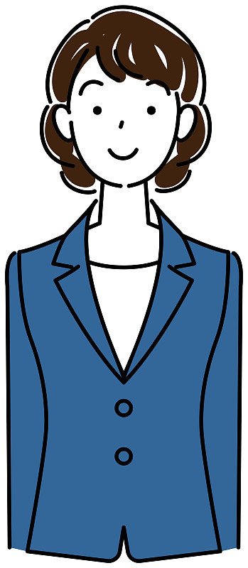 可爱的女人在西装拿证书照片插图矢量
