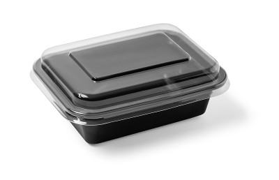 黑色塑料食品容器