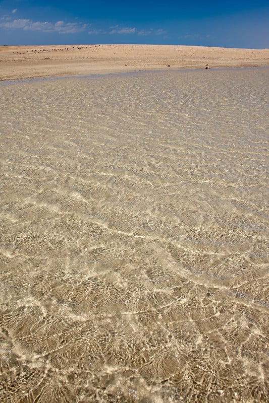 温暖的海水