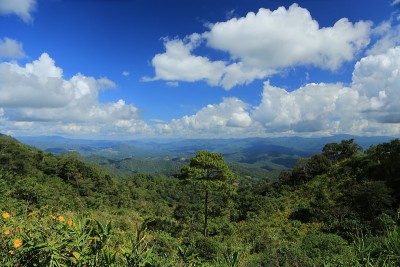 蓝天山