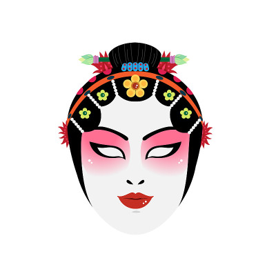 中国女士面具