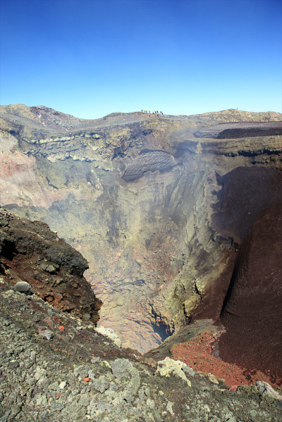 智利普孔的维拉里卡火山口