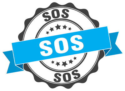 sos邮票。的迹象。密封
