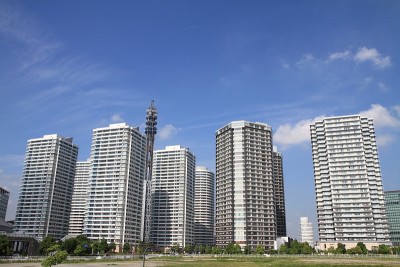 横滨Minatomirai 21的高层公寓