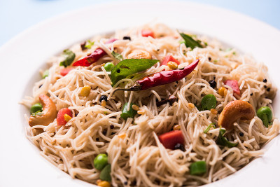Semiya Upma或Vermicelli upppuma或upppittu是一个受欢迎的早餐菜单