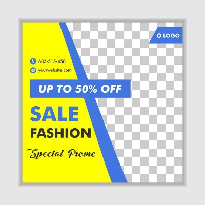Fashion Sale Social Banner Template Vector