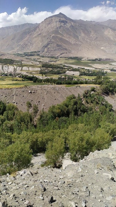 阿富汗伊什哈希姆地区的山景