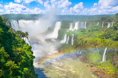巴西伊瓜苏瀑布(Foz do Iguacu)，魔鬼之喉(Devil's Throat)的美景