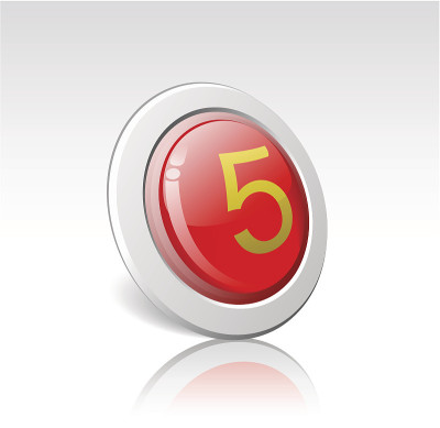 数字5。