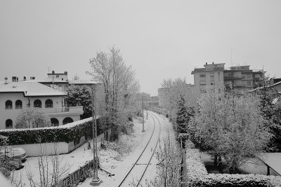 城市也会下雪