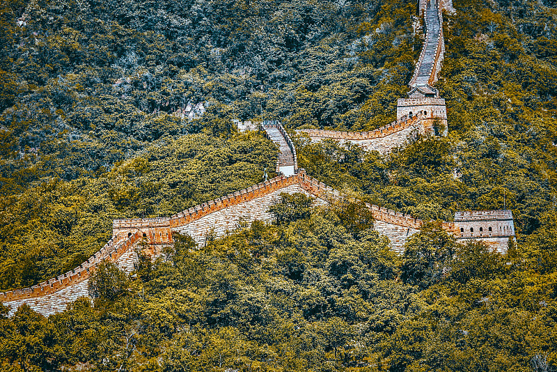 中国长城，“米里峪”段。