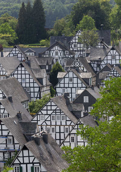 德国历史悠久的村庄freudenberg