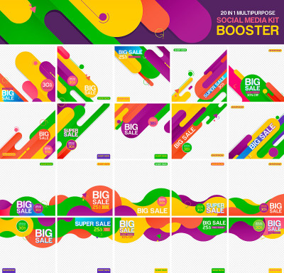 Multipurpose social media kit booster