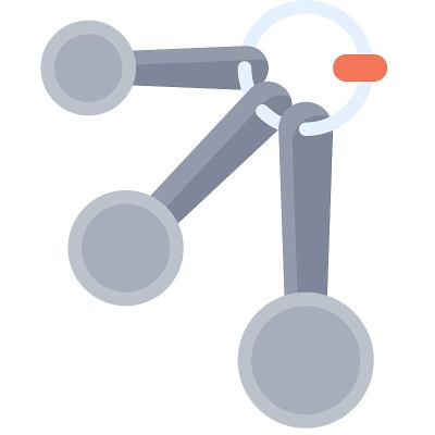 测量勺图标，面包房和烘焙相关的矢量