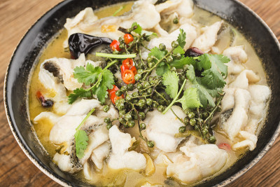 中餐:美味的腌鱼
